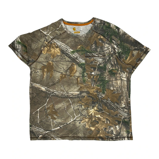 Carhartt Camo T-Shirt - Large Camo Cotton