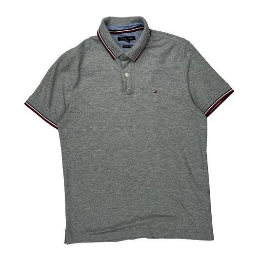 Tommy Hilfiger Polo Shirt - Medium Grey Cotton