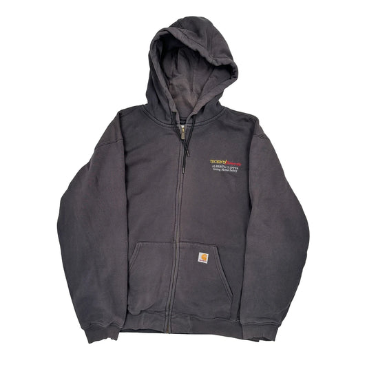 Techint/Somerville Alberta Clipper Going Home Safely Carhartt Hoodie - XL Grey Cotton Blend