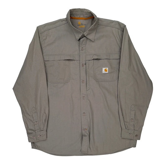 Carhartt Shirt - XL Grey Cotton Blend