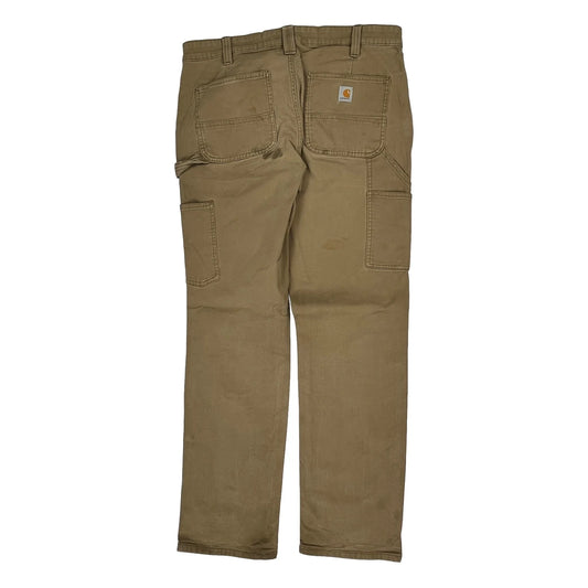 Carhartt Carpenter Trousers - 34W UK 14 Brown Cotton