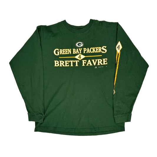 Green Bay Packers Sport Attack Nfl Long Sleeve T-Shirt - XL Green Cotton