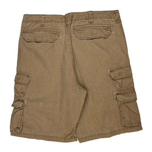 Lee Cargo Shorts - 36W 11L Brown Cotton