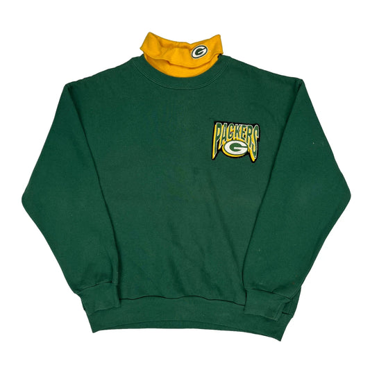 Packers Majestic Football Sweatshirt - XL Green Cotton