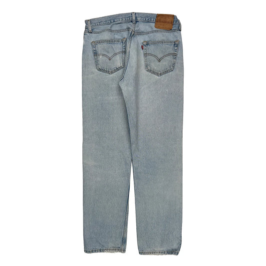 501 Levis Jeans - 34W 30L Light Wash Denim