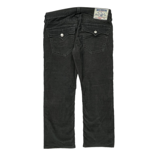 True Religion Jeans - 36W 32L Black Cotton Blend