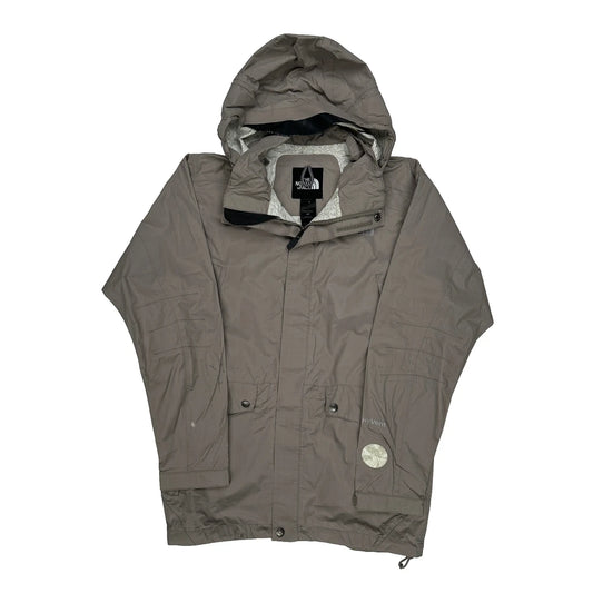 The North Face Waterproof Jacket - Small Grey Nylon