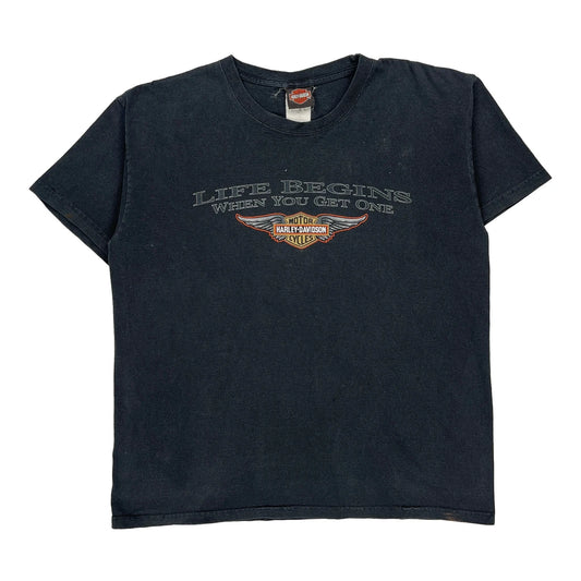 Thiel'S Wheels Harley-Davidson Harley Davidson Graphic T-Shirt - Large Black Cotton