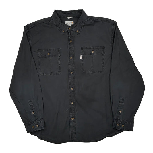 Carhartt Shirt - 2XL Grey Cotton