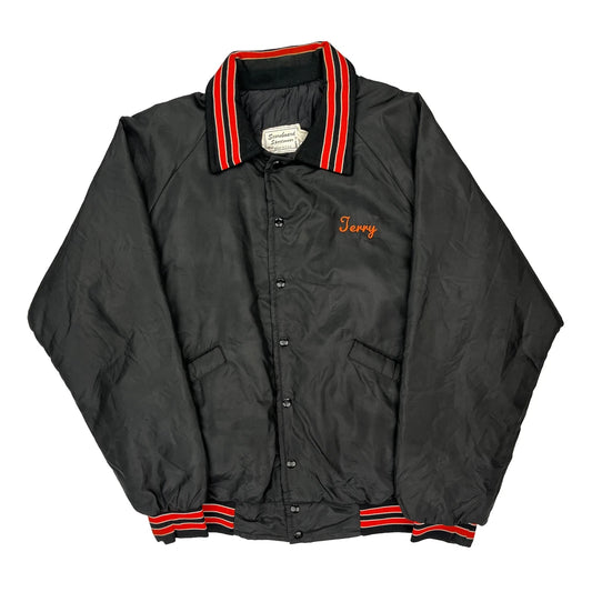 Customs And Classics Car Club Unbranded Graphic Varsity Jacket - XL Red Polyester