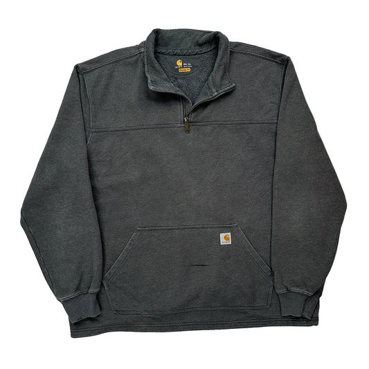 Carhartt Tall Hoodie - 2XL Grey Cotton