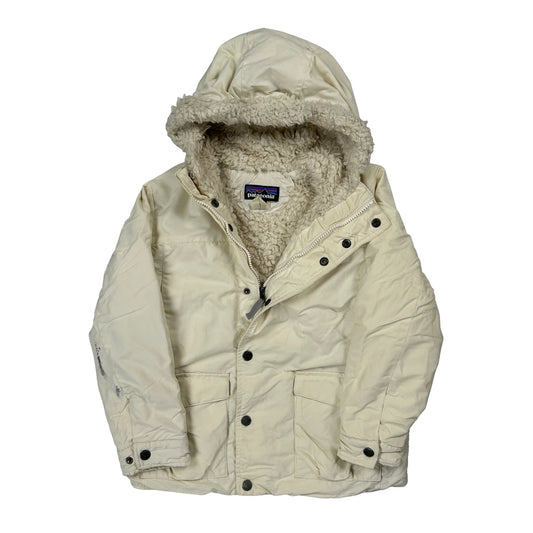 Vintage Age 7-8 Patagonia Jacket - Small Cream Polyester