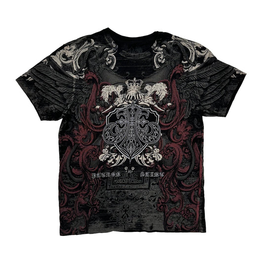 Made In USA Xzavier Graphic T-Shirt - Large Black Cotton