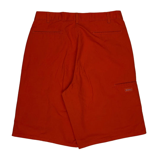 Dickies Shorts - 32W 13L Red Cotton