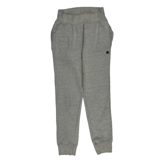 Reverse Weave Champion Joggers - Small Grey Cotton Blend