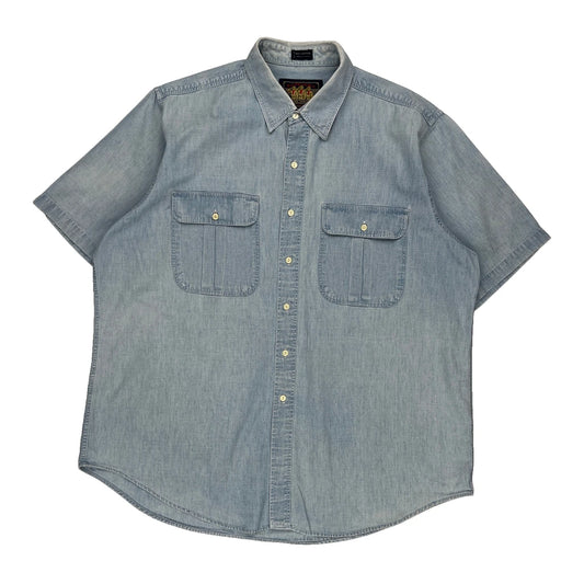 Chaps Ralph Lauren Denim Shirt - XL Light Wash Cotton