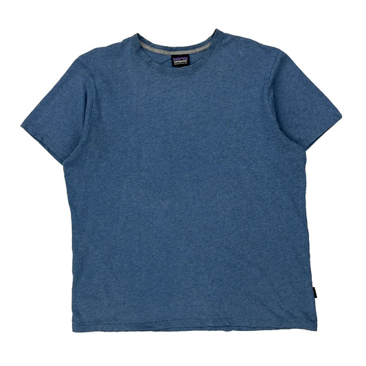 Patagonia T-Shirt - Large Blue Cotton