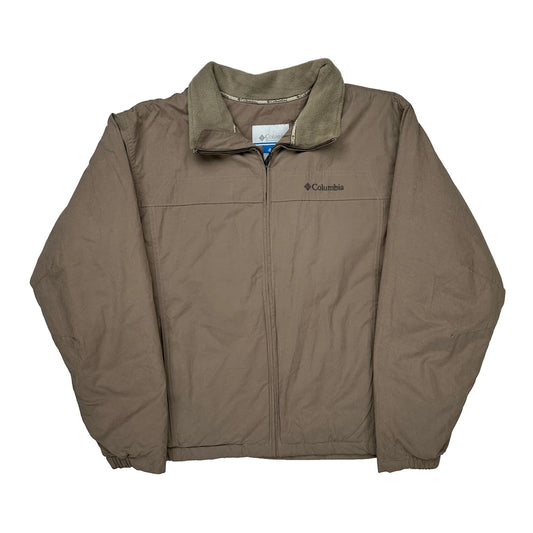 Columbia Jacket - Large Beige Polyester