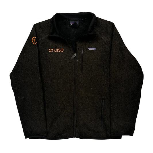 Patagonia Fleece Jacket - Large Black Polyester