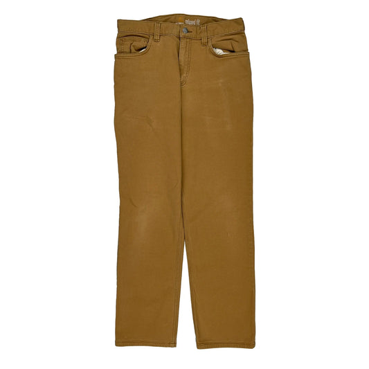 Carhartt Trousers - 32W 32L Brown Cotton