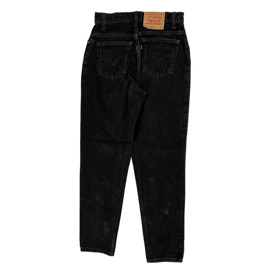 Levis Jeans - 28W UK 8 Black Cotton