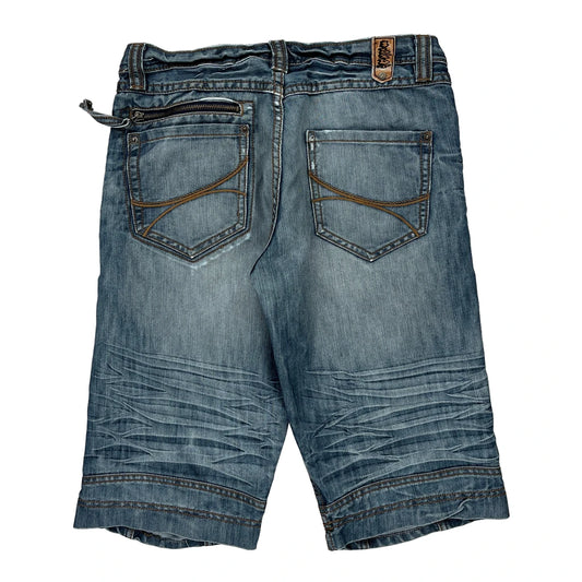Idpdt Denim Shorts - 32W 13L Blue Denim