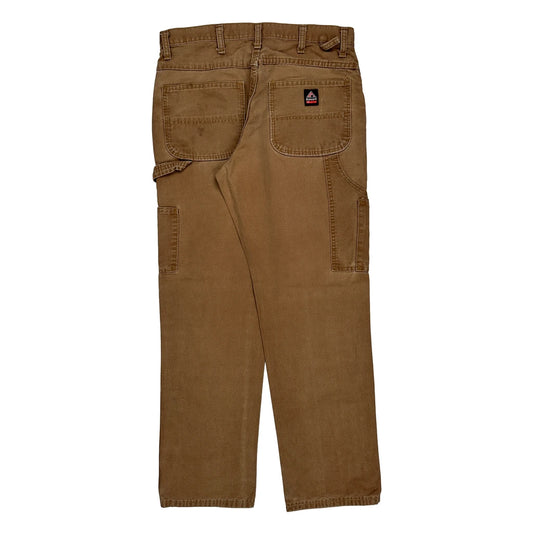 Unbranded Carpenter Trousers - 33W 33L Brown Cotton