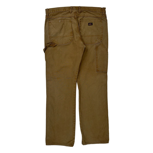 Carhartt Double Knee Carpenter Trousers - 36W 32L Brown Cotton