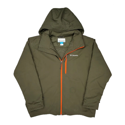 Vintage Columbia Jacket - XL Green Polyester