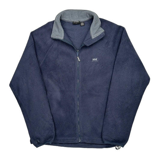 Helly Hansen Fleece Jacket - Large Navy Polyester