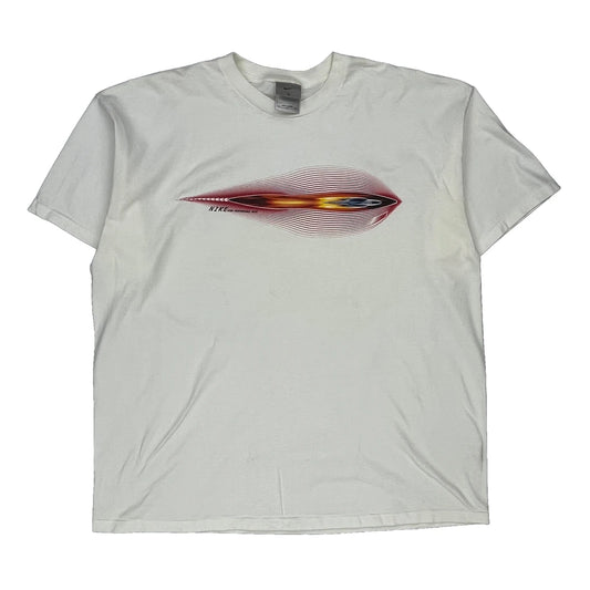 Nike T-Shirt - XL White Cotton