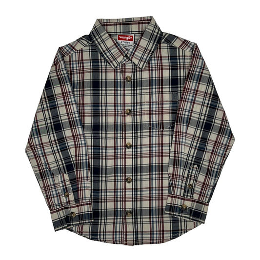 Vintage Age 4 Wrangler Checked Shirt - XS Multicoloured Cotton