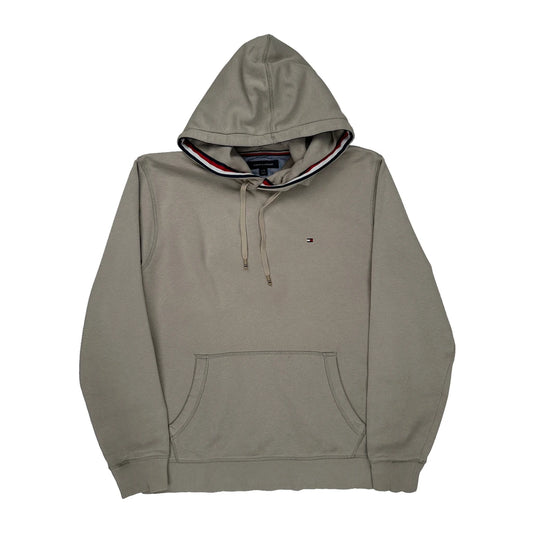 Tommy Hilfiger Hoodie - Large Beige Cotton