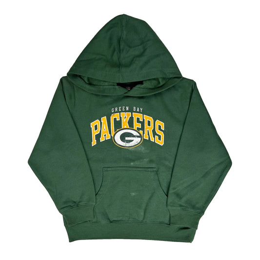 Age 7, Green Bay Packers N.F.L. Team Apparel Hoodie - Large Green Cotton Blend
