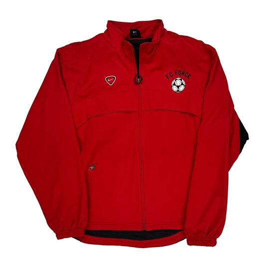 Nike Track Jacket - XL Red Polyester