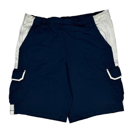 Nike Cargo Shorts - Large Navy Polyester