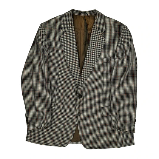 Burberry Checked Blazer - XL Multicoloured Wool