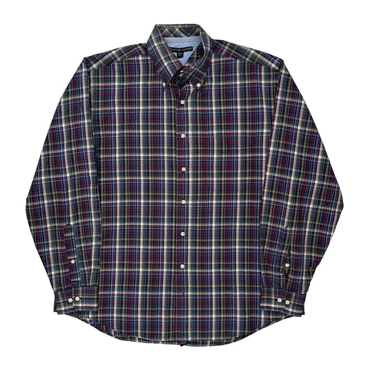 Tommy Hilfiger Checked Shirt - Large Multicoloured Cotton