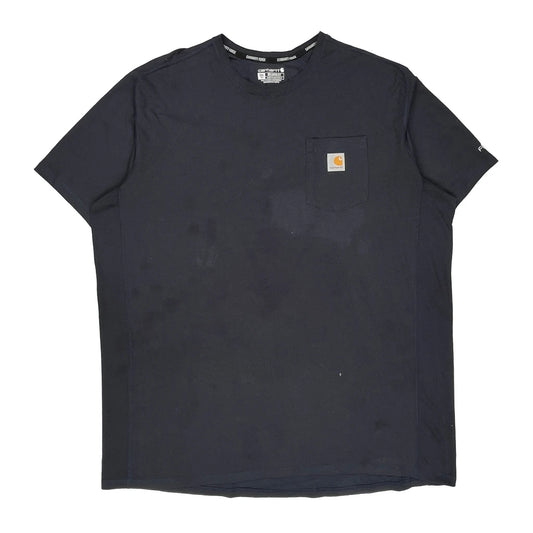 Carhartt T-Shirt - 2XL Navy Cotton