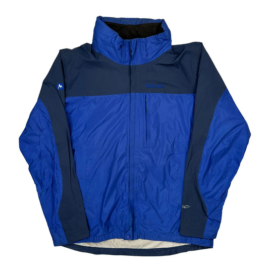 Vintage Marmot Jacket - Large Blue Polyester