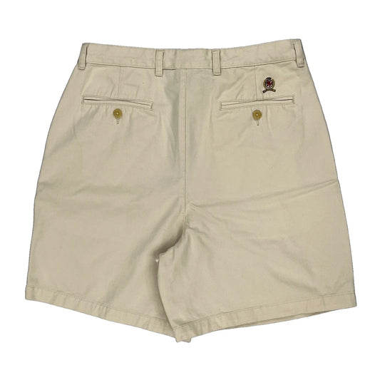 Tommy Hilfiger Chino Shorts - 34W 7L Beige Cotton