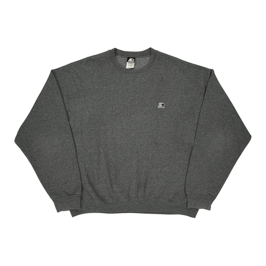 Starter Sweatshirt - XL Grey Cotton Blend