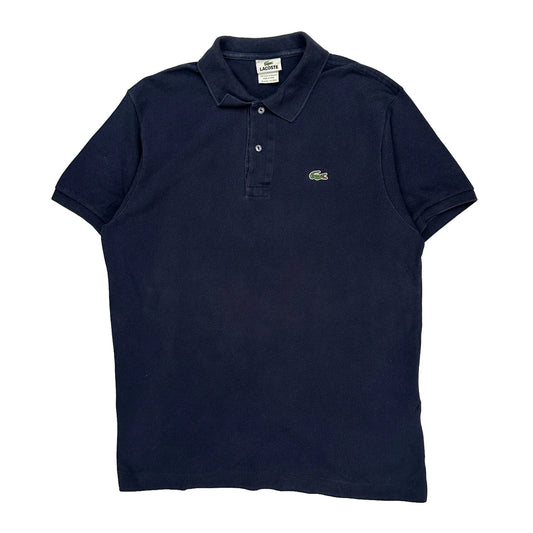 Lacoste Polo Shirt - Small Navy Cotton