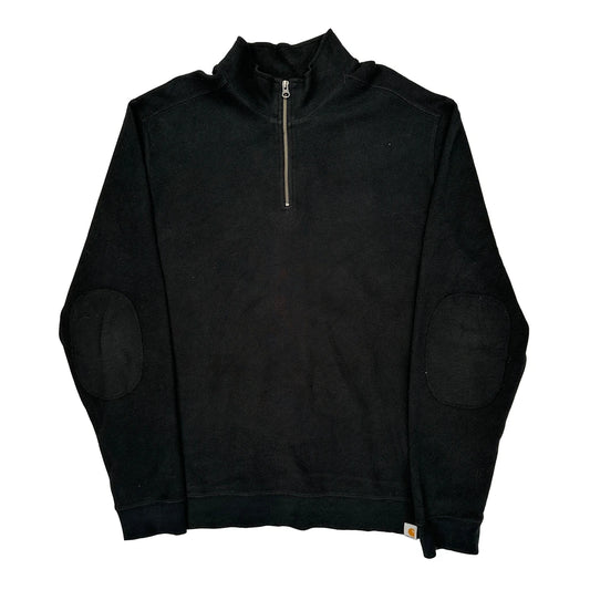 Carhartt 1/4 Zip - Large Black Cotton