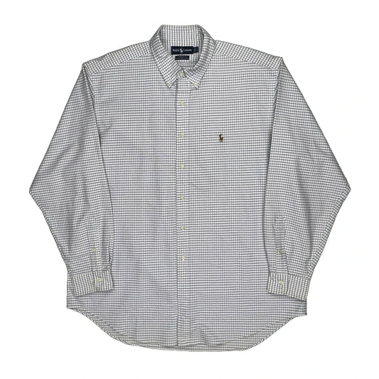 Yarmouth Ralph Lauren Checked Shirt - XL Blue Cotton