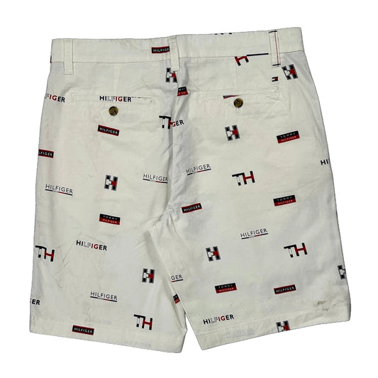Tommy Hilfiger Chino Shorts - 32W 9L White Cotton