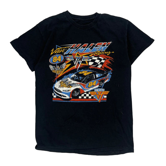 Van Halen Nascar T-Shirt - Medium Black Cotton