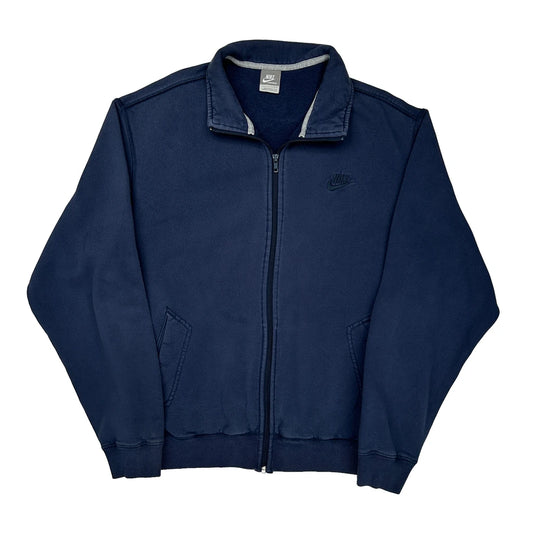 Vintage Nike Track Jacket - Large Navy Cotton
