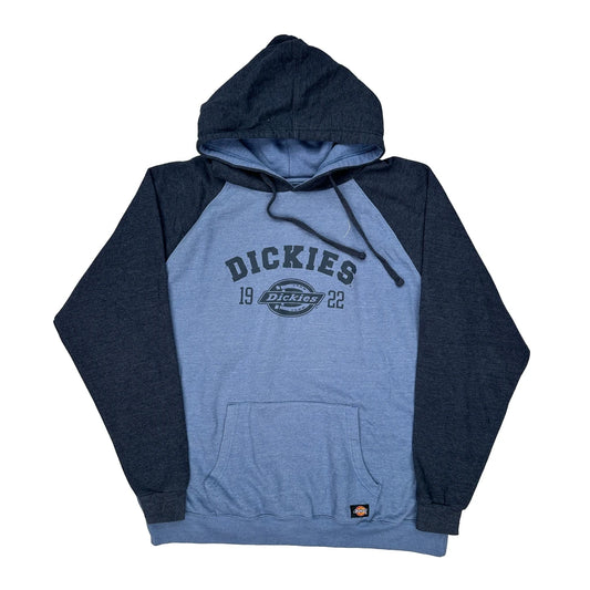 Dickies Graphic Hoodie - 2XL Blue Cotton Blend