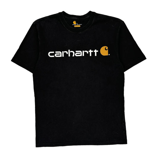 Carhartt Spellout T-Shirt - Small Black Cotton